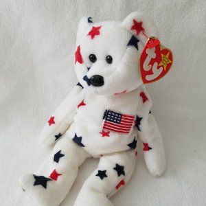 TY Beanie Babies Glory The Bear #4188 1997, Vintage, Collectible, Retired